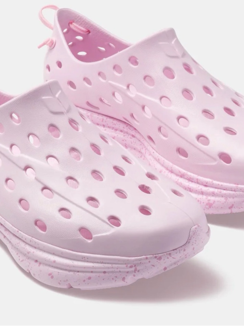 Kanes Kids Lightweight Pink Slip-On Holey Sneakers